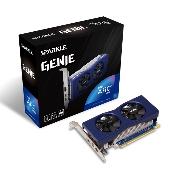 Placa gráfica Sparkle Intel Arc A380 GENIE/ 6GB GDDR6
