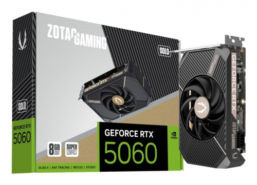 ZOTAC GeForce RTX 5060 Solo - 8GB GDDR7 RAM - Grafikkarte