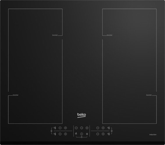 Placa Inducao Emcastre  Beko HII64206F2MT 60Cm