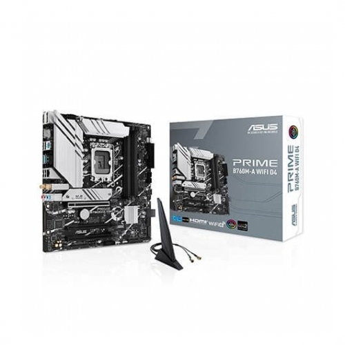 Placa Mãe Asus Prime B760M-A D4-CSM/ Socket 1700/ Micro ATX