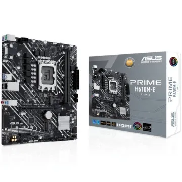 Placa-mãe Asus Prime H610M-E-CSM/ Soquete 1700/ Micro ATX