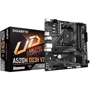 Placa-mãe Gigabyte A520M DS3H V2 soquete AM4/Micro ATX