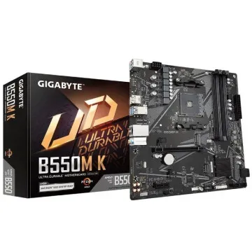 Placa-mãe Gigabyte B550M K soquete AM4/Micro ATX
