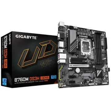 Placa-mãe Gigabyte B760M DS3H GEN5 Socket 1700/ Micro ATX