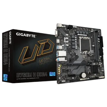 Placa-mãe Gigabyte B760M H DDR4 soquete 1700/Micro ATX