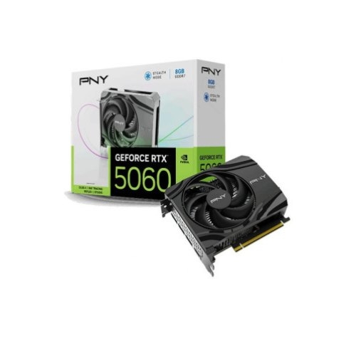 PNY GeForce RTX 5060 Single Fan - 8GB GDDR7 RAM - Grafikkarte