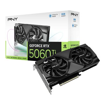 PNY GeForce RTX 5060 Ti Dual Fan - 8GB GDDR7 RAM - Grafikkarte