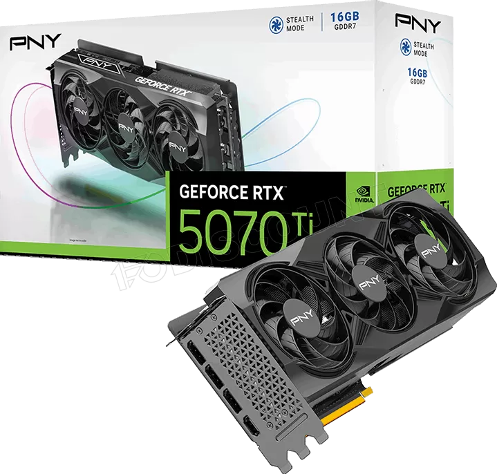 PNY GeForce RTX 5070 Ti Triple Fan - 16GB GDDR7 RAM - Grafikkarte