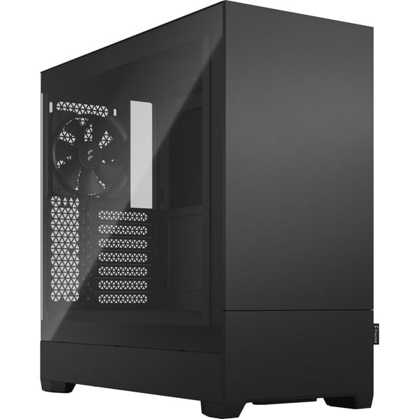 Pop Silent Black TG Clear Tint midi tower behuizing