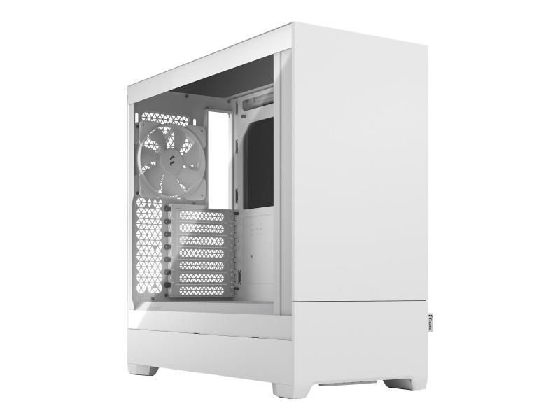 Pop Silent White TG Clear Tint midi tower behuizing