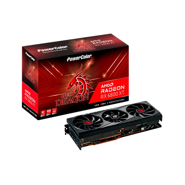 PowerColor Radeon RX 6800 XT Red Dragon - 16GB GDDR6 RAM - Grafikkarte *DEMO*