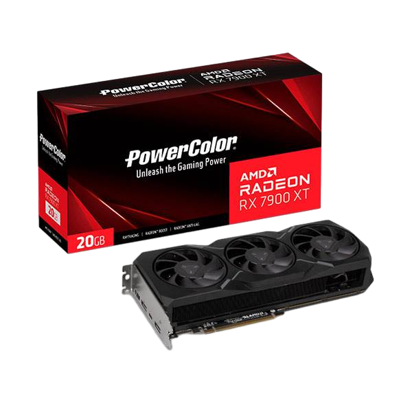 PowerColor Radeon RX 7900 XT Gaming 20GB GDDR6 – Tarjeta Gráfica AMD