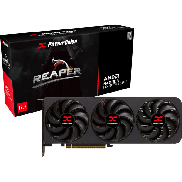 PowerColor Radeon RX 9070 GRE Reaper - 12GB GDDR6 RAM - Grafikkarte