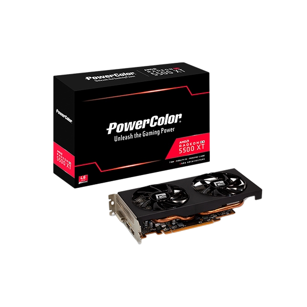 PowerColor Radeon RX5500 XT 8GB GDDR6- Tarjeta Gráfica AMD