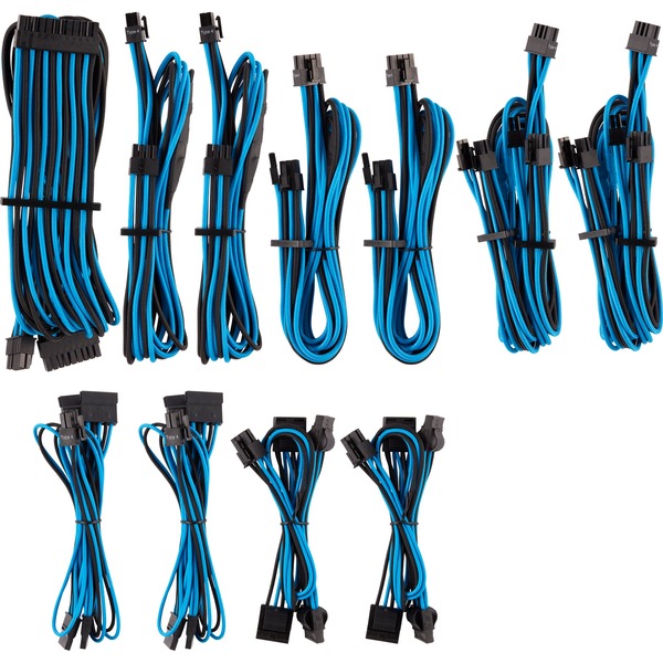 Premium Individually Sleeved PSU Pro Kit Type 4 Gen 4 kabel