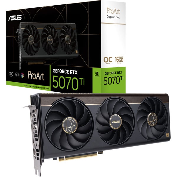ASUS GeForce RTX 5070 Ti ProArt OC - 16GB GDDR7 RAM - Grafikkarte