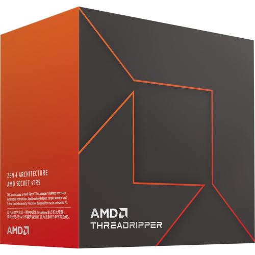 Processador AMD Ryzen ThreadRipper 7960X - 4.2 GHz - 24 núcleos - 48 fios - 128 MB cache - Socket sTR5 - Box 8689055