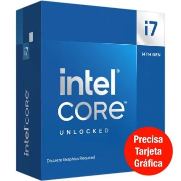 Processador Intel Core i7 i7-14700KF 3.4 GHz 20 núcleos 28 fios 33 MB cache FCLGA1700 Socket OEM