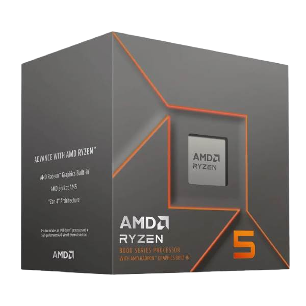 Processador Ryzen 5 8600G "Zen 4" 6-Core 4.3GHz c/ Turbo 5.0GHz 22MB Cache SktAM5 - AMD