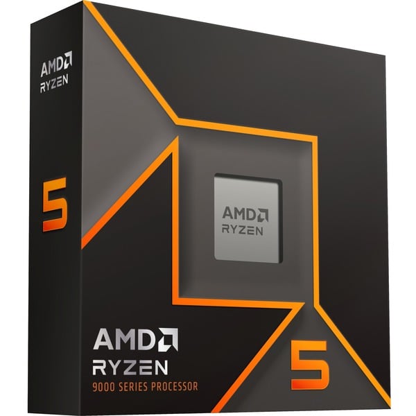 Processador Ryzen 5 9600X "Zen 5" 6-Core 3.9GHz c/ Turbo 5.4GHz 38MB Cache SktAM5 - AMD