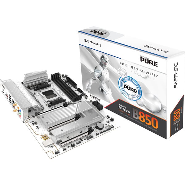 PURE B850A WIFI 7 socket AM5 moederbord