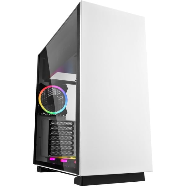 Caixa ATX Pure Steel RGB USB 3.0 com Janela (Branco) - SHARKOON
