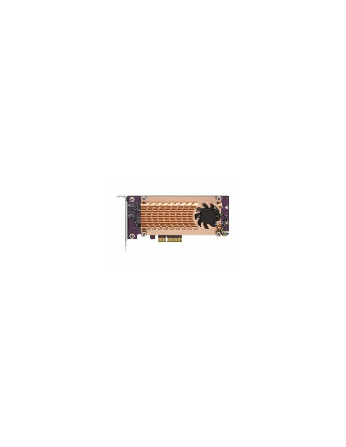 QNAP QM2-2P-244A - Controlador de memória - PCIe - baixo perfil - PCIe 2.0 x4 - para QNAP TS-1232, 1277, 253, 453, 473, 677, 832, 853, 877, 977, TVS-2472, 473, 673, 872, 873