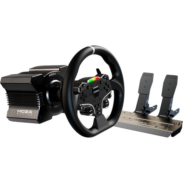 Conjunto MOZA Racing R5 ( Base Volante R5 + Volante ES + Pedais SR-P L