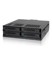 RaidSonic ICY-Box Backplane IcyDock 4x6,3cm SATAI-III/SAS in 1x5,25 Zoll HDD/SSD