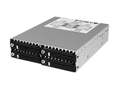 RaidSonic ICY-Box Carrier IcyBox 4x2,5 Zoll SAS/SATA            black