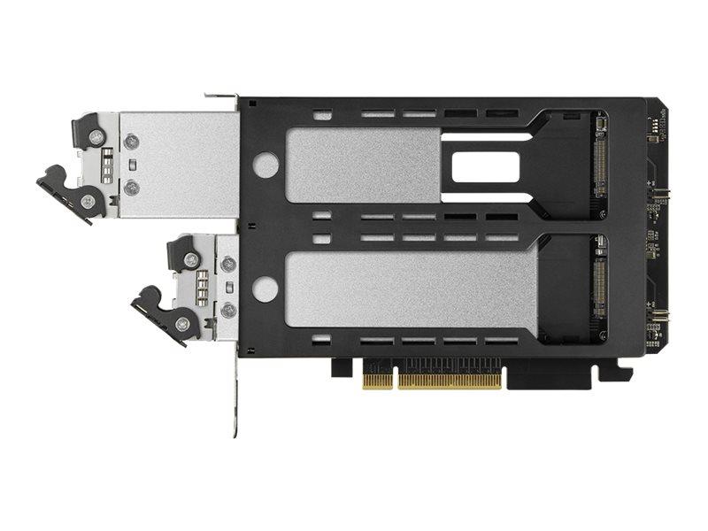 RaidSonic ICY-Box ToughArmor 2x M.2 NVME to PCIe 4.0 x8 card bifurcation w/tra
