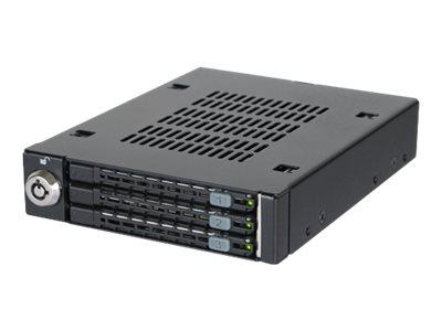 RaidSonic ICY-Box We-Ra. IcyDock 3x6,3cm SATAI-III/SAS HDD&SSD in 1x3,5 Zoll 7mm