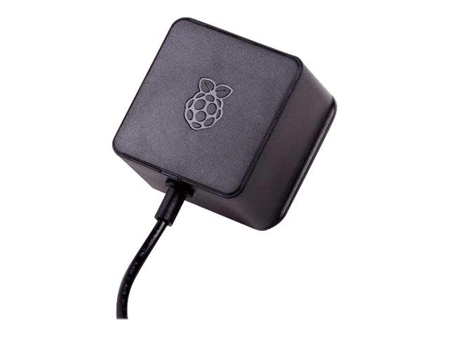 Raspberry Alimentation secteur USB-C 5V 3A Noir