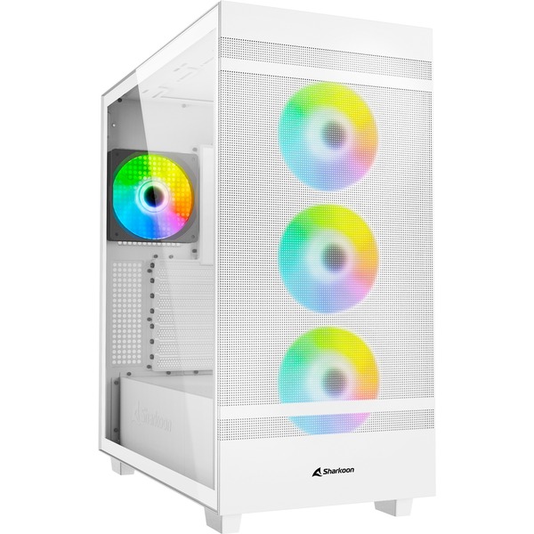 Rebel C50 White RGB midi tower behuizing