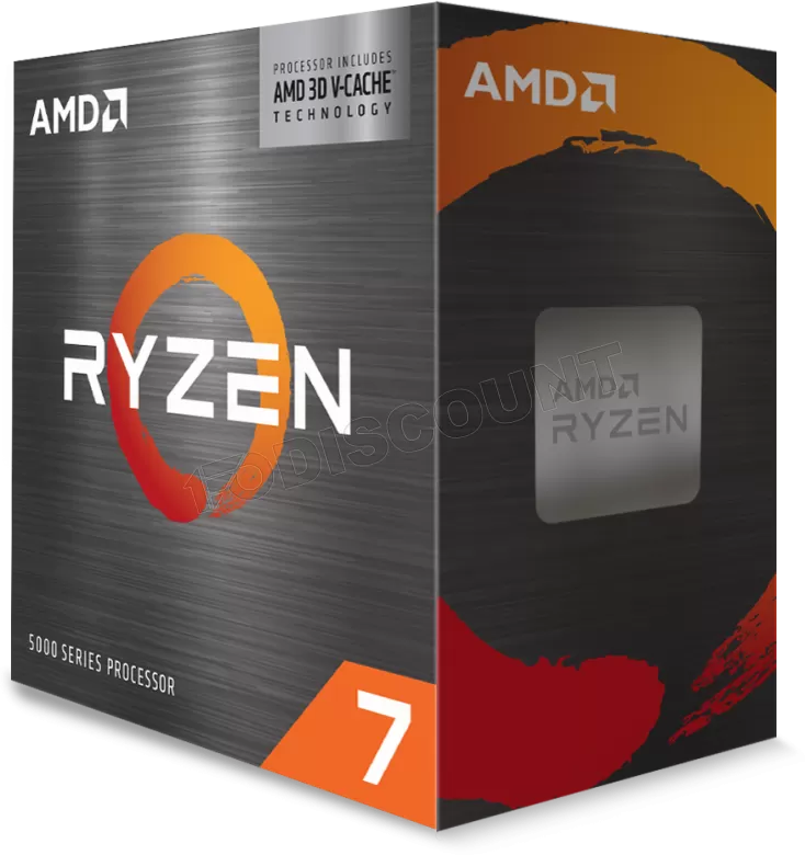 Ryzen 7 5700X3D 3.4/4.5Ghz, AMD, 8 core, 100MB, AM4  105W - 100-100001503WOF - sem cooler  - obriga a ter gráfica discreta