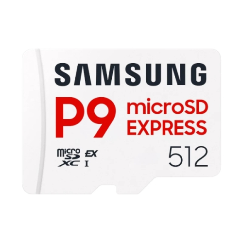 Samsung P9 Cartão Micro SDXC Express 512GB UHS-I V30 A1 800MBs