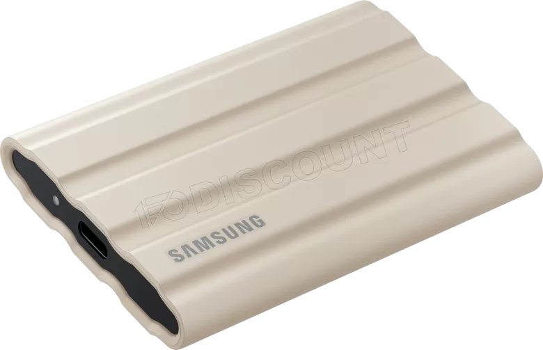 Samsung Portable SSD T7 Shield - 2TB - Beige - Extern SSD - USB 3.2 Gen 2