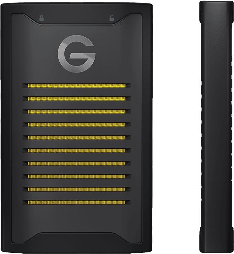 SanDisk Professional G-DRIVE ArmorLock Externe SSD 1 TB USB 3.2 Gen 2 USB-C 256-bit AES-XTS Schwarz