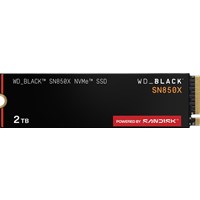 SANDISK WD Black SN850X SSD - 2TB - M.2 2280 - PCIe 4.0 - Ohne Kühlkörper