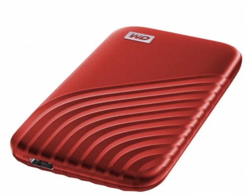 SANDISK WD My Passport SSD - 1TB - Rot - Extern SSD