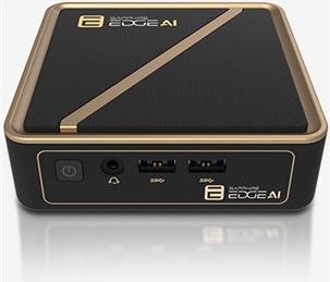 Sapphire EDGE AI 370 Barebone AMD Ryzen AI 9 HX 370 Radeon 890M Schwarz, Gold
