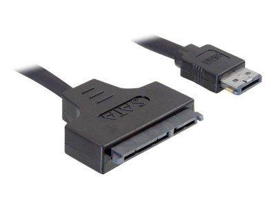 SATA-Kabel Delock SATA 22pin -> eSATApd St/St 0.50m