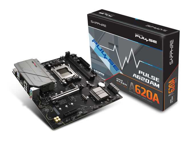 Scheda Madre Sapphire PULSE A620AM – Chipset AMD A620A, Socket AM5, mATX