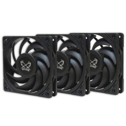 Scythe Wonder Tornado ARGB Black 3-pack - Ventilatorhuis