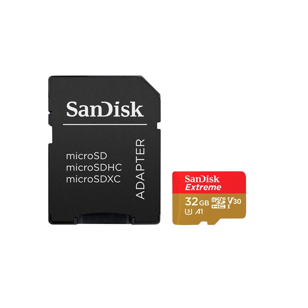 SD MicroSD Card 32GB SanDisk Extreme SDHC inkl. Adapter