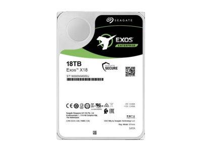Seagate Exos X18 ST18000NM004J - Disco rígido - 18 TB - interna - SAS 12Gb/s - 7200 rpm - buffer: 256 MB