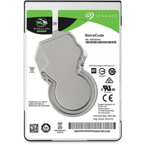 Seagate Guardian BarraCuda ST4000LM024 - Disco rígido - 4 TB - interna - 2.5" - SATA 6Gb/s - 5400 rpm - buffer: 128 MB