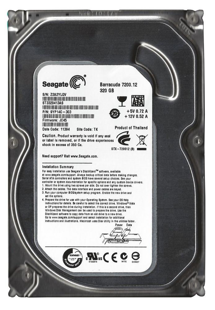 Seagate HDD 3.5″ | 250GB SATA III | 7200RPM