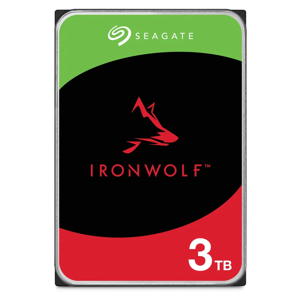 Disco Rígido 3.5" IronWolf 3TB 5400RPM 256MB SATA III - SEAGATE
