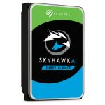Seagate SkyHawk AI ST8000VE001 - Disco rígido - 8 TB - interna - 3.5" - SATA 6Gb/s - buffer: 256 MB - com 3 anos de Recuperação de dados Seagate Rescue